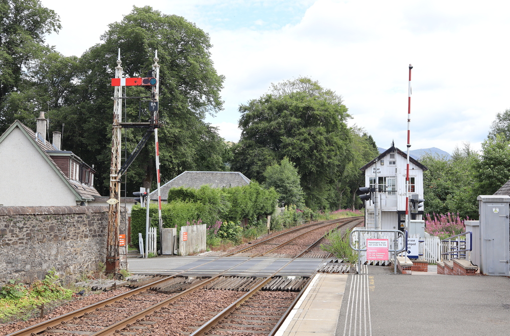 Level Crossing at Blair Atholl Railway Station