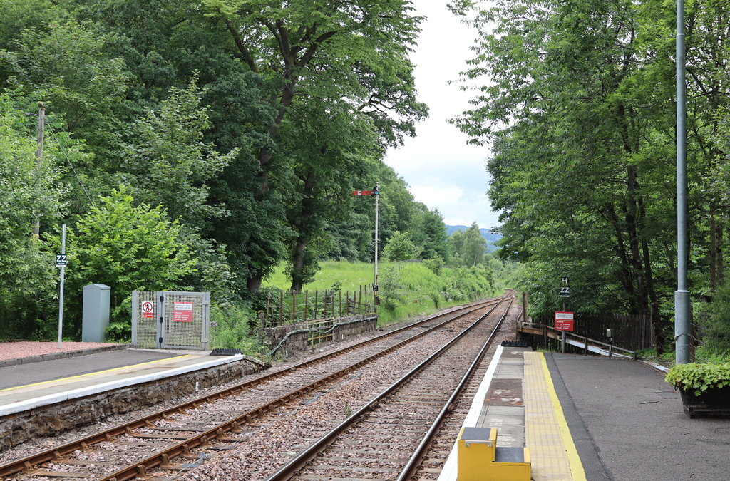 View from Platform 1 Dunkeld & Birnam Station