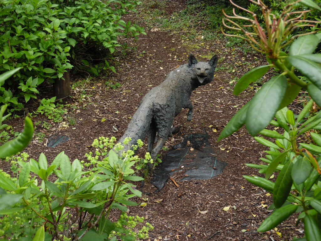 Sculpture of Mr Tod the fox