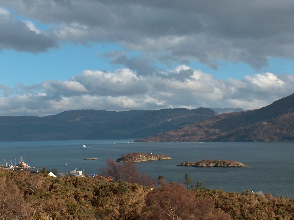 View from The Plock Viewpoint Kyle of Lochalsh
