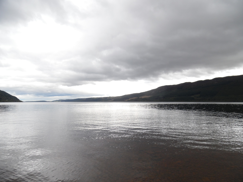 View of Loch Ness from Urquhart Castle beach