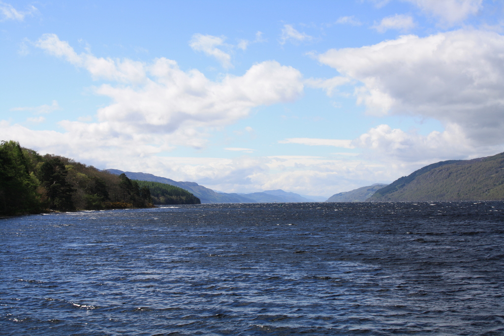 Loch Ness looking south from Jacobite Loch Ness Cruises