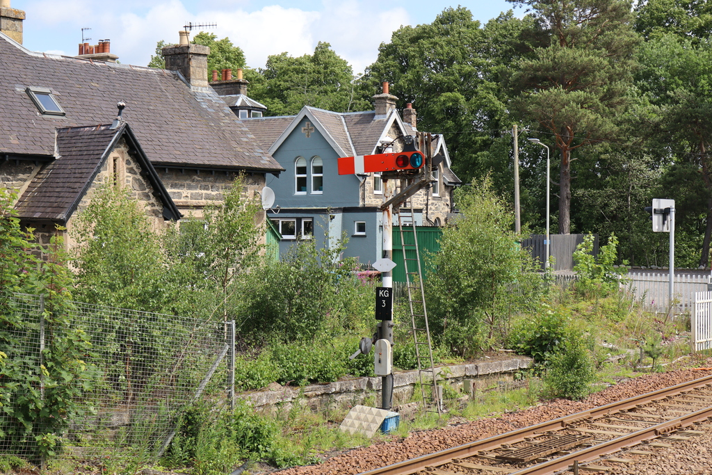 View from Kingussie Railway Station