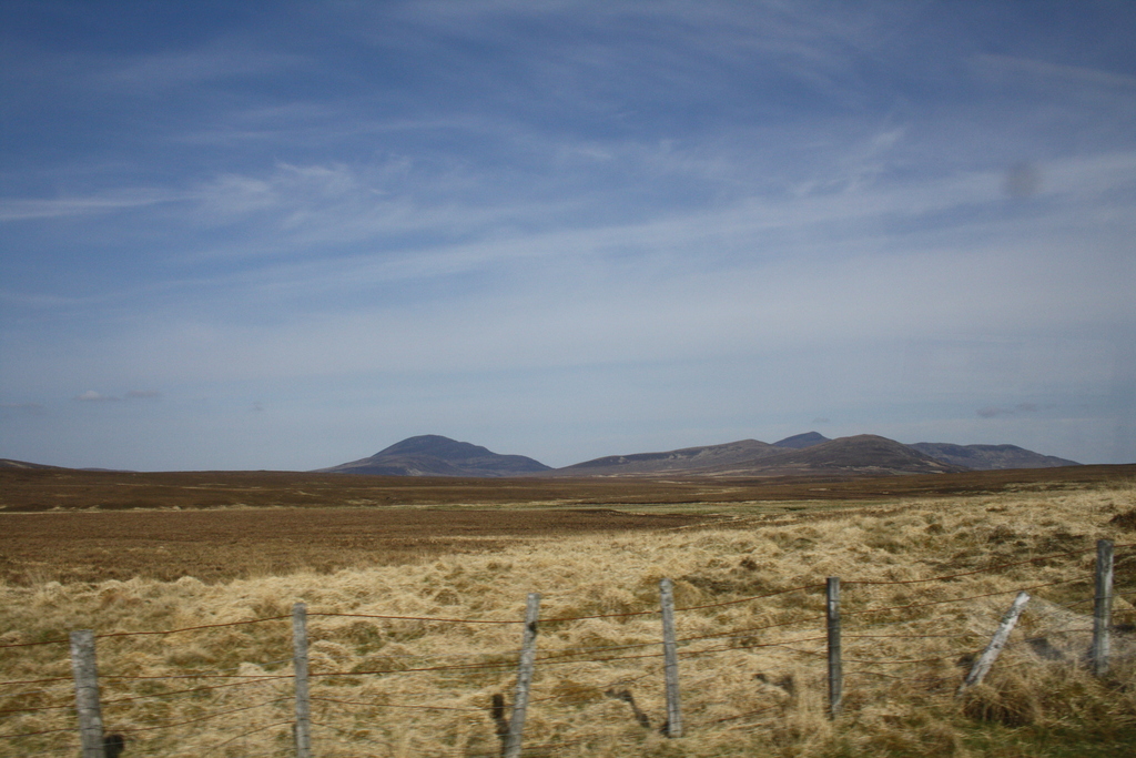 Ben Griam Sutherland from the train