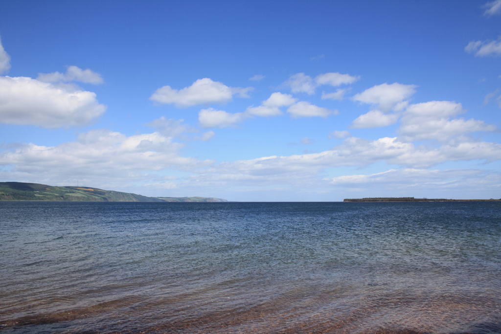 View from Chanonry Point across the Moray Firth