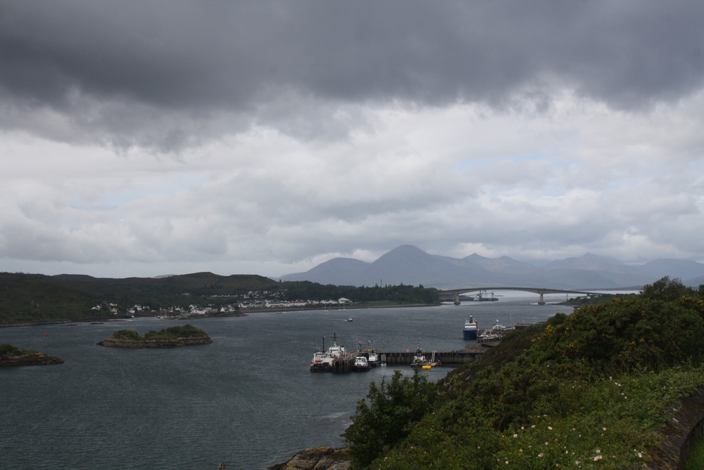 Kyle of Lochalsh from Loch Alsh viewpoint