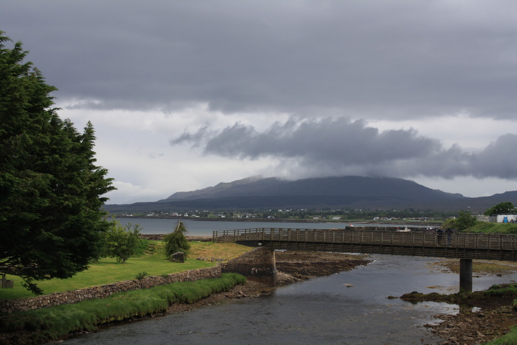 View across Broadford Bay