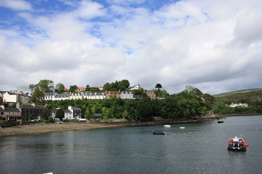 Bosville Terrace from Portree Harbour