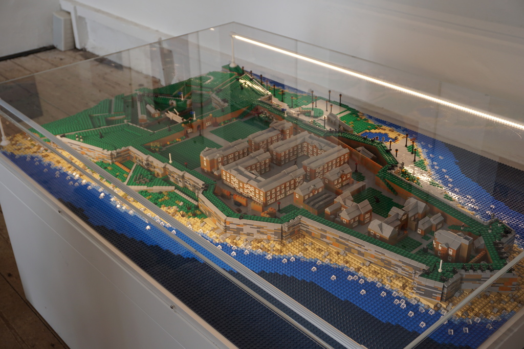 Lego model of Fort George Scotland