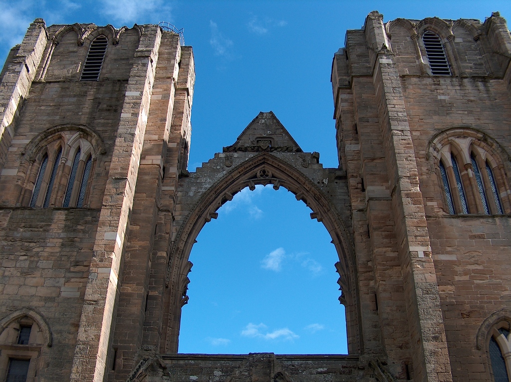 Elgin Cathedral west towers
