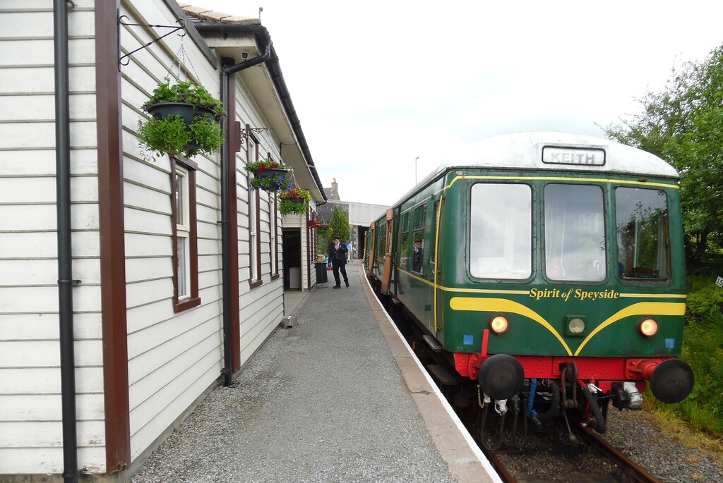 Keith and Dufftown Railway at Keith Town Station
