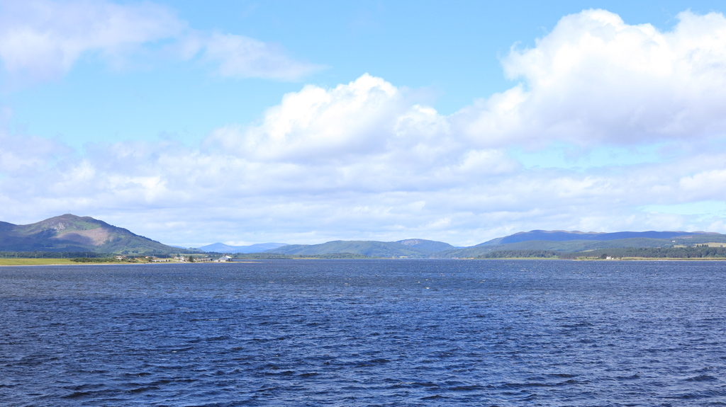 View from Dornoch Bridge over Dornoch Firt