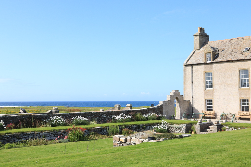 Skaill House and sunken garden, Orkney