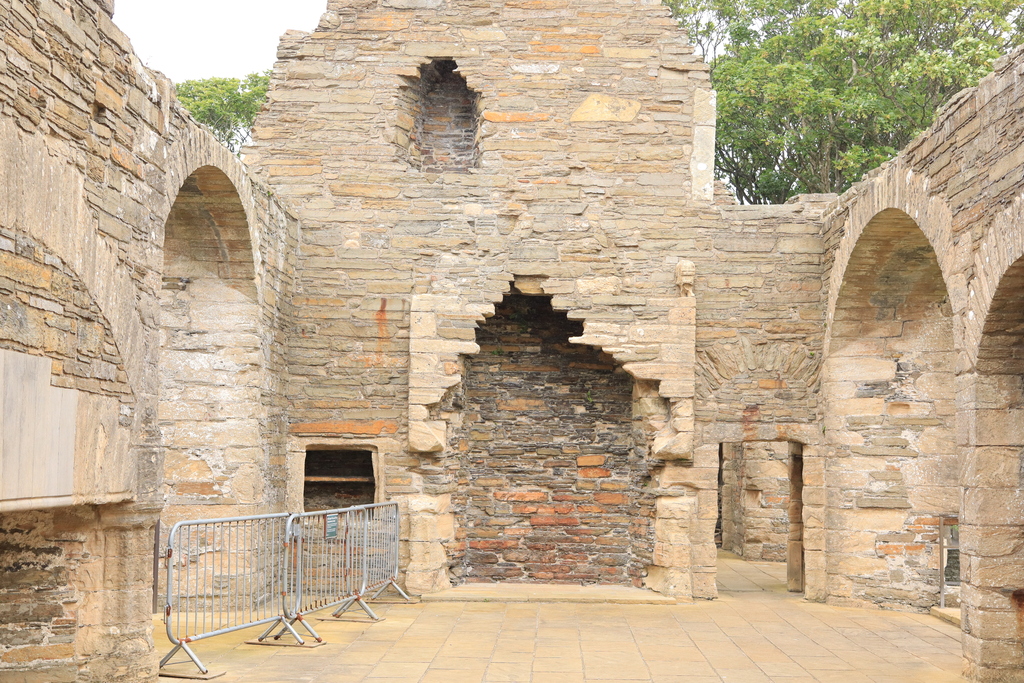 Inside Earl's Palace Kirkwall