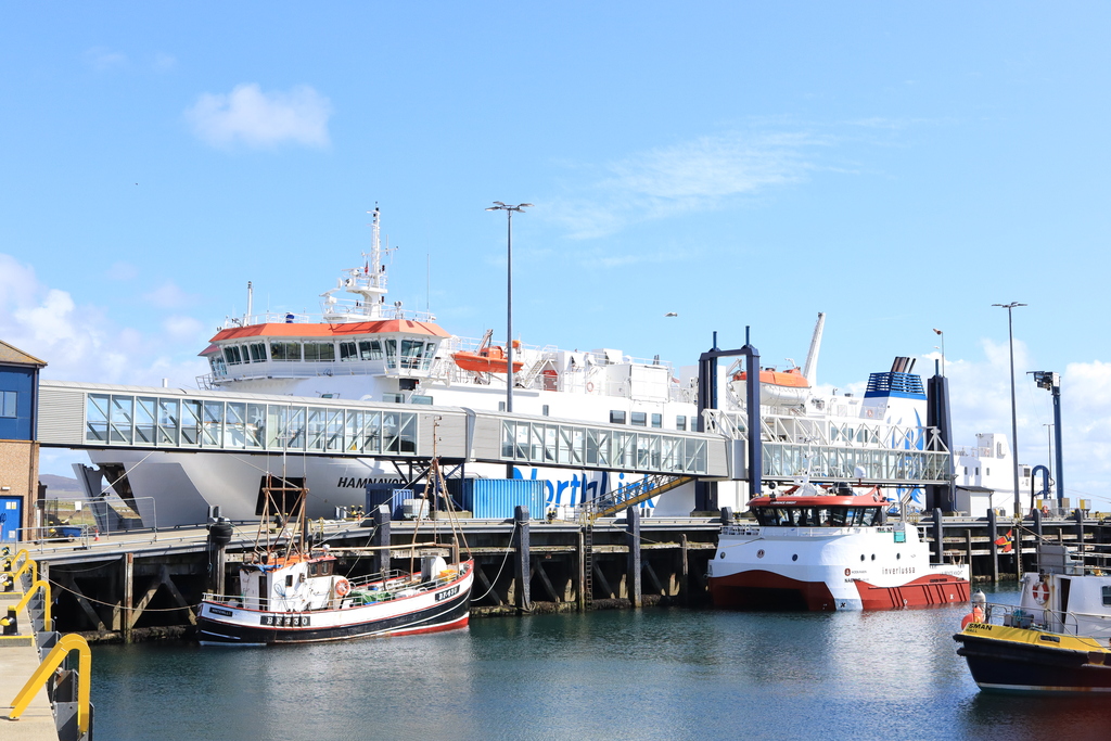 NorthLink Ferries MV Hamnavoe in Stromness, Orkney