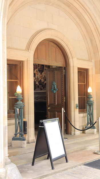 Dunrobin Castle entrance door