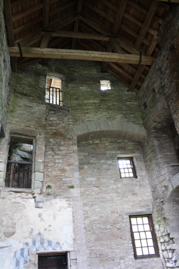 Inside Huntingtower Castle