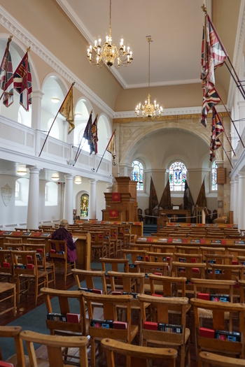 Interior of Fort George Chapel, Scotland