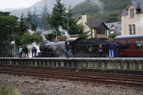 Jacobite Steam Train at Fort William Station